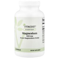 Everyday, Magnesium, 500 mg, 180 Capsules — Vitacost
