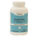 Friendly Fiber Including Prebiotic scFOS & Probiotics, 240 Capsules — Vitacost