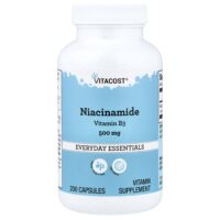 Niacinamide - Vitamin B3, High Potency, 500 mg, 200 Capsules — Vitacost