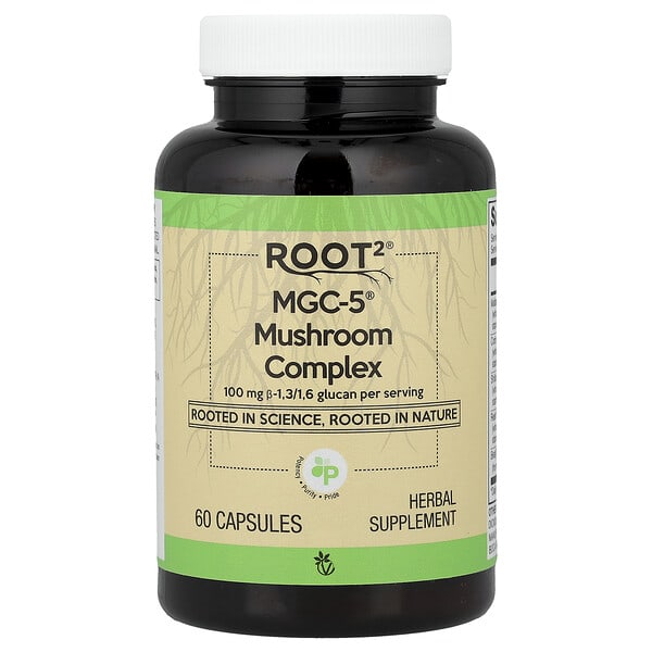 vcb00122_v_10.jpg Root2® , MGC-5® Mushroom Complex, 60 Capsules — Vitacost