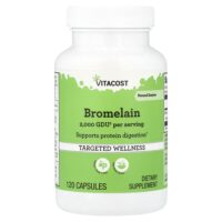 Bromelain, 120 Capsules (416.5 mg per Capsule) — Vitacost