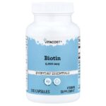 Biotin, 5,000 mcg, 300 Capsules — Vitacost