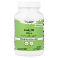 CoQ10, 200 mg, 120 Capsules — Vitacost