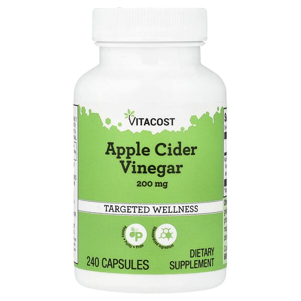 vcb00583_v_10.jpg Apple Cider Vinegar, 200 mg, 240 Capsules — Vitacost