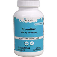 Strontium, 680 mg per serving, 120 Vegetarian Capsules — Vitacost