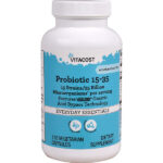 Probiotic 15-35 15 Strains - 35 billion CFU† per serving, 120 Vegetarian Capsules — Vitacost
