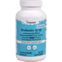 Probiotic 15-35 15 Strains - 35 billion CFU† per serving, 120 Vegetarian Capsules — Vitacost