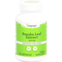 Banaba Leaf Extract - Standardized, 300 mg, 120 Capsules — Vitacost