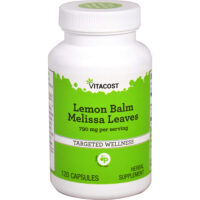 Lemon Balm Melissa Leaves, 790 mg per serving, 120 Capsules — Vitacost