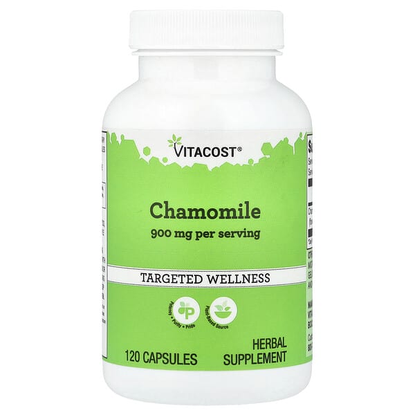 vcb00833_v_10.jpg Chamomile, 120 Capsules (450 mg per Capsule) — Vitacost