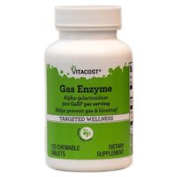 Gas Enzyme Alpha-galactosidase, 300 GalU per serving, 120 Chewable Tablets — Vitacost