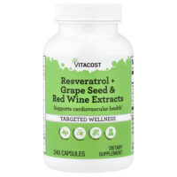 Resveratrol + Grape Seed & Red Wine Extracts, 240 Capsules — Vitacost