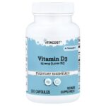 Vitamin D3 , 25 mcg (1,000 IU), 300 Capsules — Vitacost