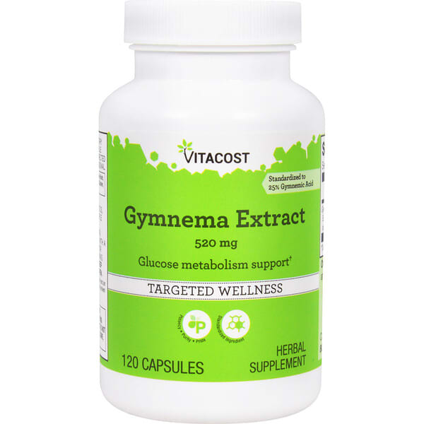 vcb00952_v_1.jpg Gymnema Extract, 520 mg, 120 Capsules — Vitacost