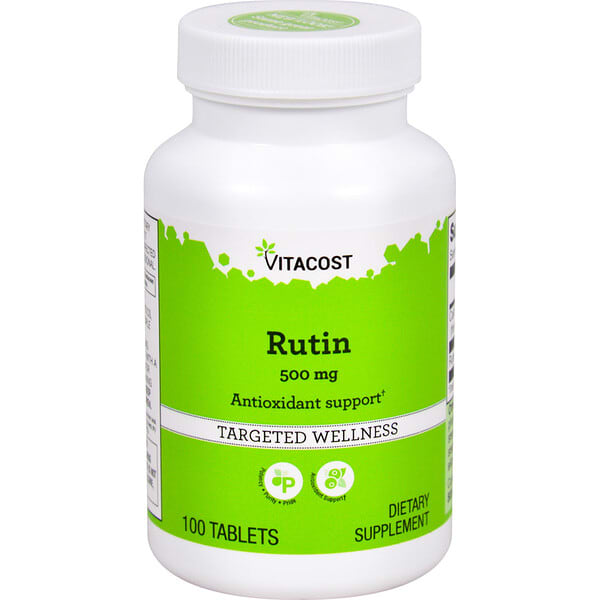 vcb01083_v_1.jpg Rutin, 500 mg, 100 Tablets — Vitacost