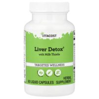Liver Detox With Milk Thistle, 60 Liquid Capsules — Vitacost