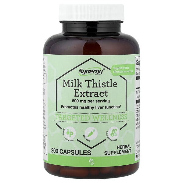 vcb01453_v_9.jpg Milk Thistle Extract, 200 Capsules (300 mg per Capsule) — Vitacost