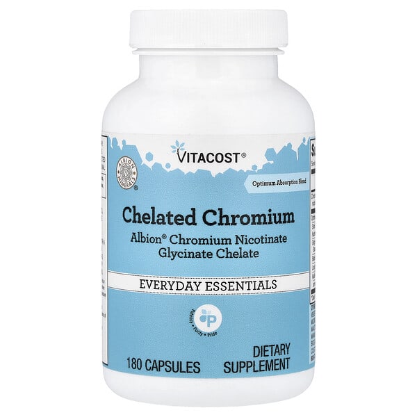 vcb01535_v_10.jpg Chelated Chromium, Albion® Chromium Nicotinate Glycinate Chelate, 180 Capsules — Vitacost