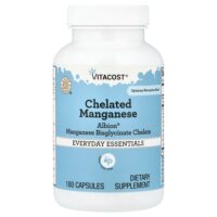 Chelated Manganese, 180 Capsules — Vitacost