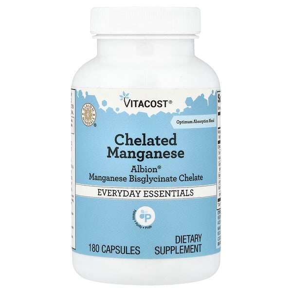 vcb01537_v_10.jpg Chelated Manganese, 180 Capsules — Vitacost