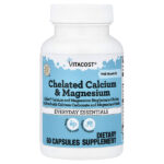 Chelated Calcium & Magnesium With Vitamin D3, 60 Capsules — Vitacost