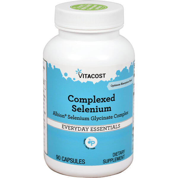 vcb01553_v_1.jpg Complexed Selenium - Albion® Selenium Glycinate Complex, 90 Capsules — Vitacost