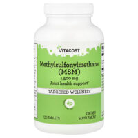 Methylsulfonylmethane (MSM), 1500 mg, 120 Tablets — Vitacost