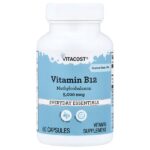 Vitamin B-12 Methylcobalamin, High Potency, 5000 mcg, 60 Capsules — Vitacost