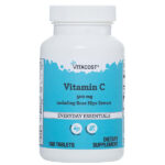 Vitamin C 500 mg including Rose Hips - 100 Tablets, 500 mg including Rose Hips, 100 Tablets — Vitacost