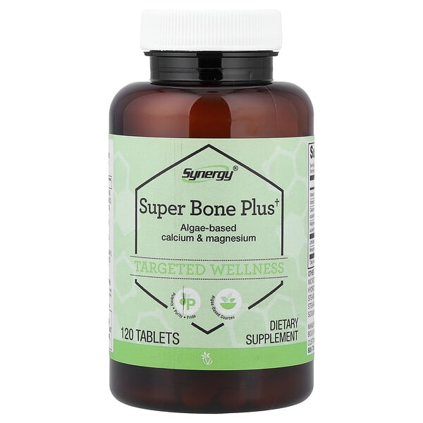 vcb01656_v_10.jpg Synergy®, Super Bone Plus, 120 Tablets — Vitacost