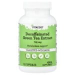 Green Tea Extract, Decaffeinated , 725 mg, 100 Capsules — Vitacost