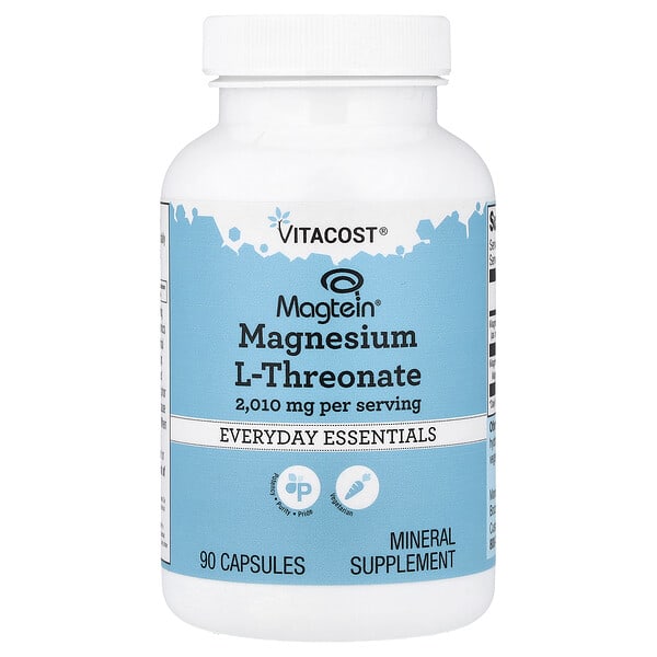 vcb01681_v_10.jpg Magtein®, Magnesium L-Threonate, 2,010 mg, 90 Capsules (670 mg per Capsule) — Vitacost