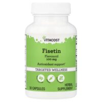 Fisetin Flavonoid, 100 mg, 30 Capsules — Vitacost
