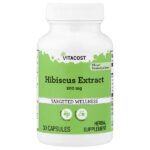Hibiscus Extract, 200 mg, 30 Capsules — Vitacost