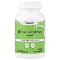 Hibiscus Extract, 200 mg, 30 Capsules — Vitacost