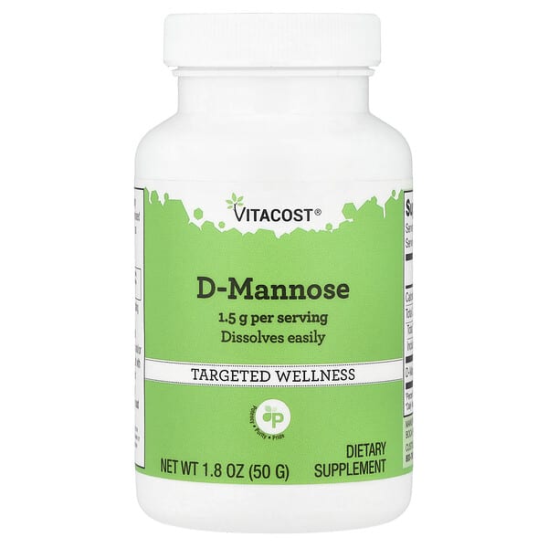 vcb01731_v_10.jpg D-Mannose, 1.8 oz (50 g) — Vitacost