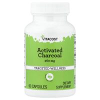 Activated Charcoal, 260 mg, 90 Capsules — Vitacost