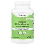Betaine Hydrochloride, 250 Tablets — Vitacost