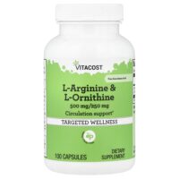 L-Arginine & L-Ornithine, 100 Capsules — Vitacost