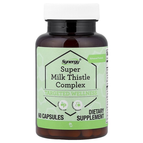 vcb01773_v_10.jpg Synergy®, Super Milk Thistle Complex, 60 Capsules — Vitacost