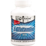 L-Glutamine, 500 mg, 100 Capsules — Vitacost