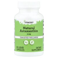 Natural Astaxanthin, 5 mg, 60 Liquid Capsules — Vitacost
