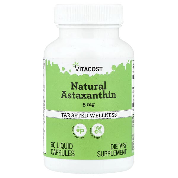 vcb01783_v_10.jpg Natural Astaxanthin, 5 mg, 60 Liquid Capsules — Vitacost