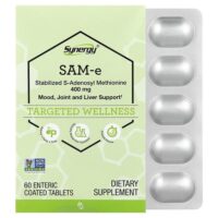 SAM-e, 400 mg, 60 Enteric Coated Tablets — Vitacost
