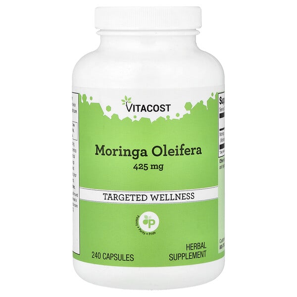 vcb02021_v_10.jpg Moringa Oleifera, 425 mg, 240 Capsules — Vitacost
