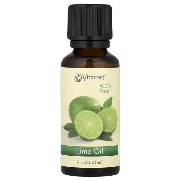 vcb02173_v_9.jpg 100% Pure, Lime Oil, 1 fl oz (30 ml) — Vitacost