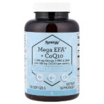 Mega EFA® + CoQ10 , 120 Softgels — Vitacost