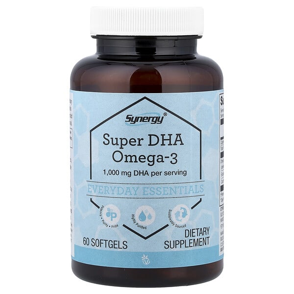 vcb02714_v_10.jpg Synergy®, Super DHA Omega-3, 60 Softgels — Vitacost