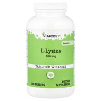 L-Lysine, 500 mg, 300 Tablets — Vitacost