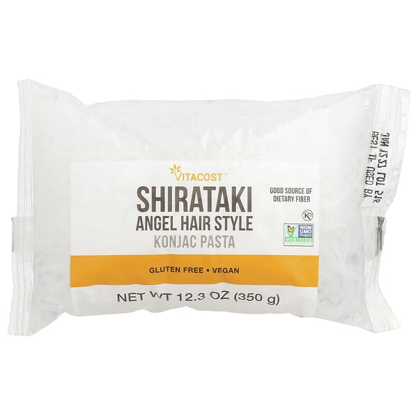 vcb03059_v_6.jpg Shirataki Konjac Pasta, Angel Hair Style, 12.3 oz (350 g) — Vitacost